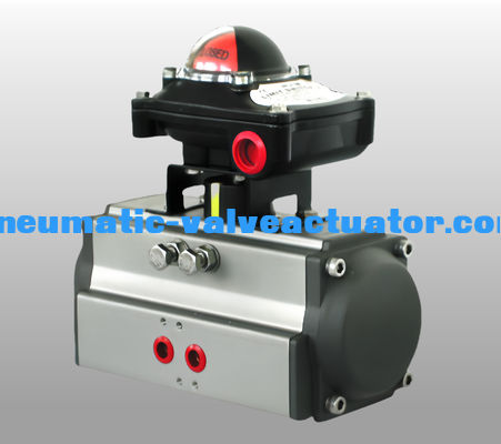 Actuateur rotatif à double action pneumatique à faible friction pour vannes de commande